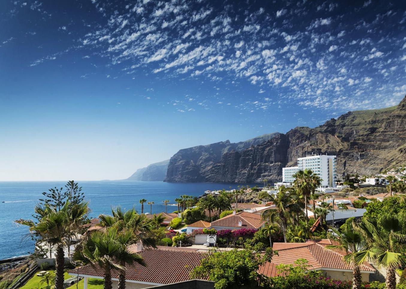 Sea View Apartment Deja Blue - Los Gigantes Puerto de Santiago  Bagian luar foto