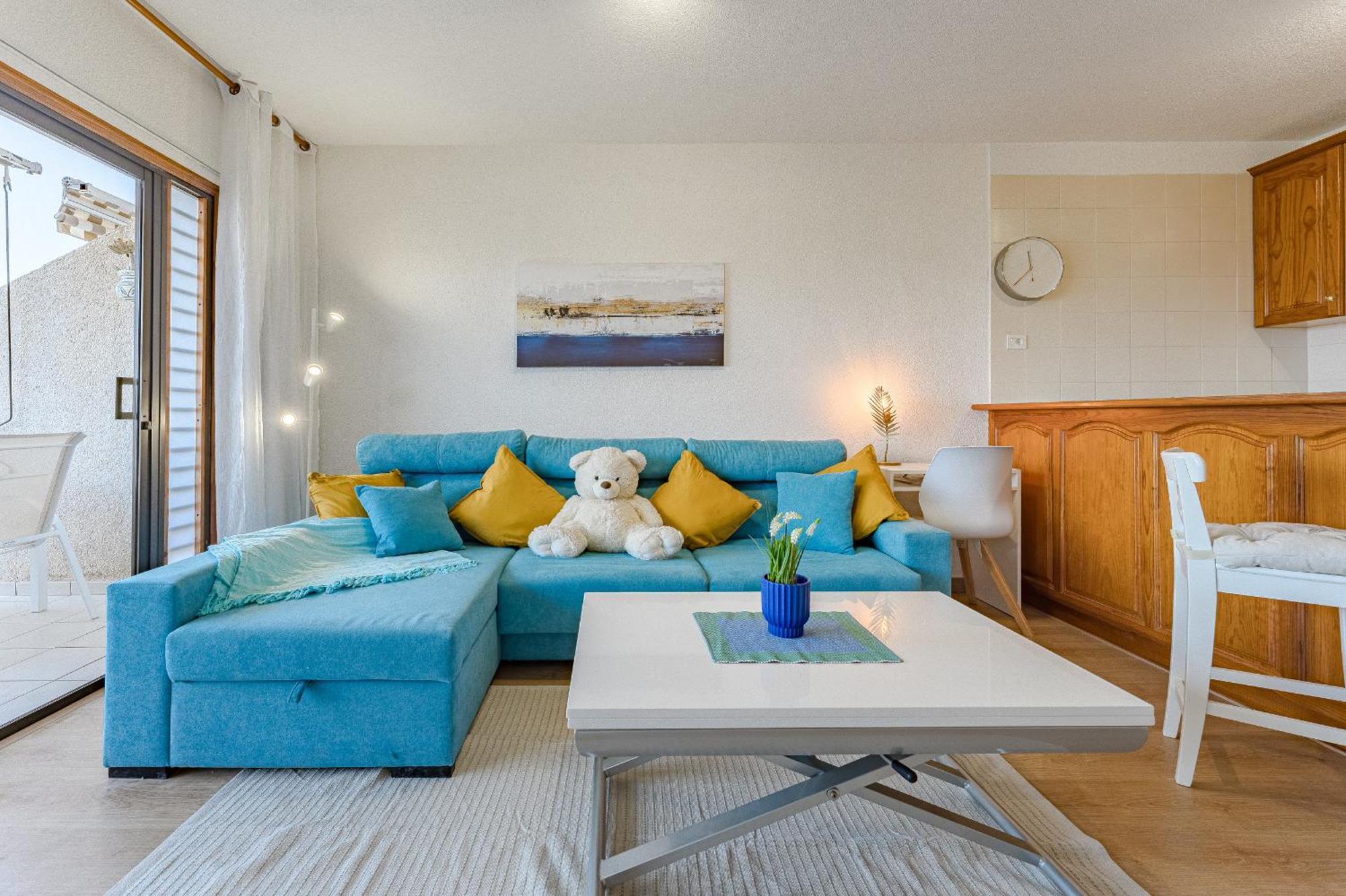 Sea View Apartment Deja Blue - Los Gigantes Puerto de Santiago  Bagian luar foto
