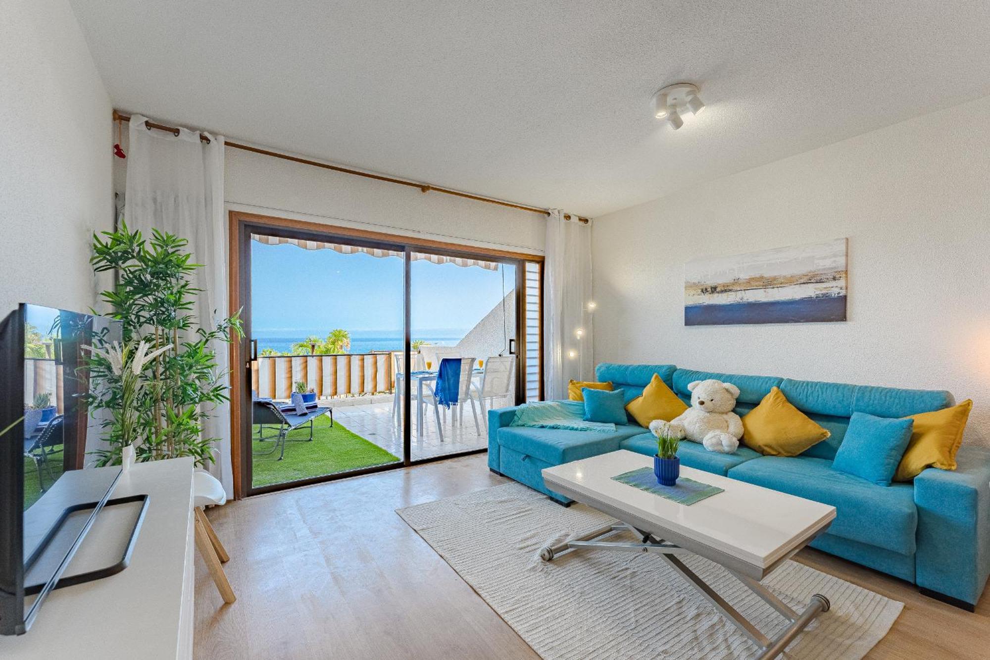 Sea View Apartment Deja Blue - Los Gigantes Puerto de Santiago  Bagian luar foto