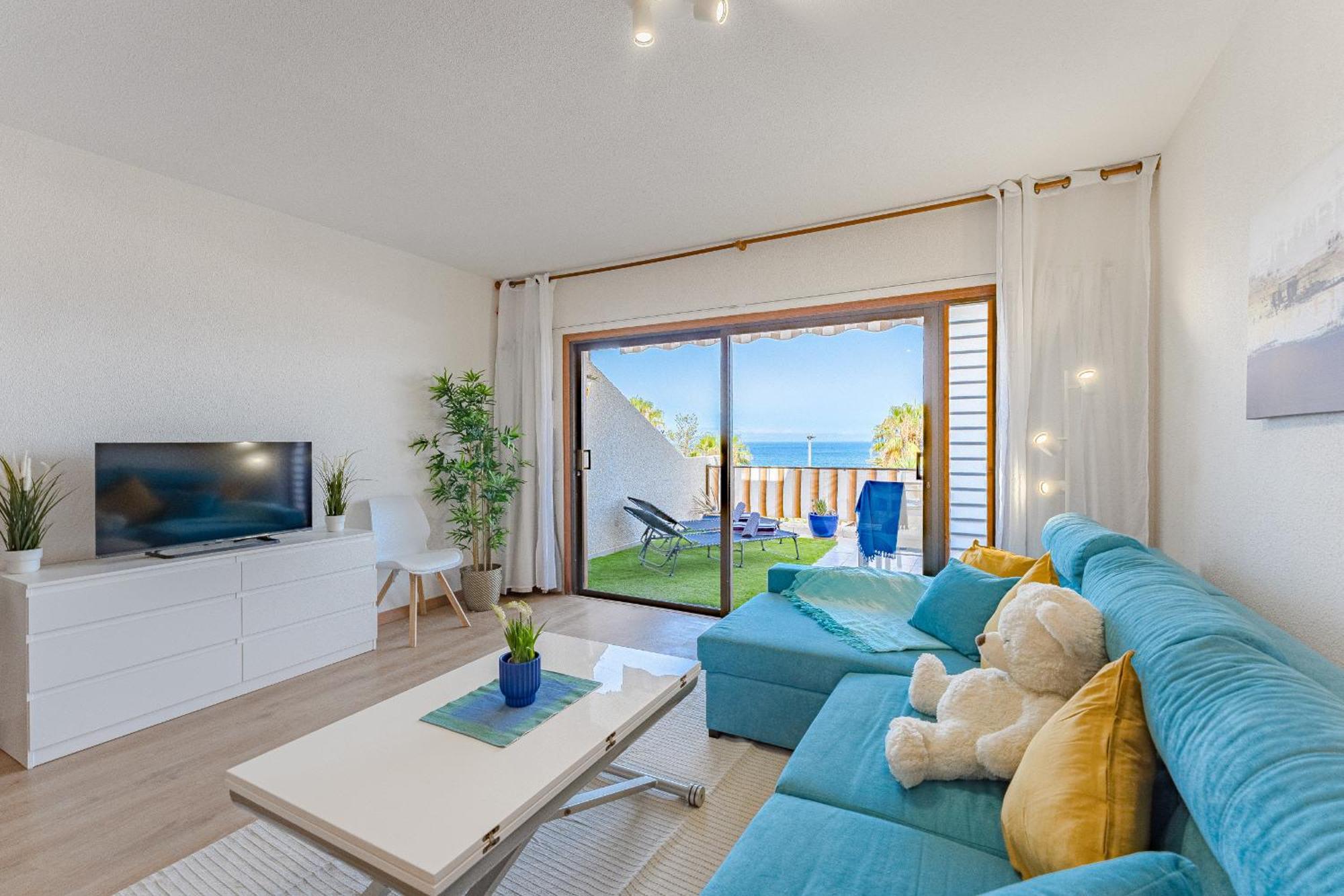 Sea View Apartment Deja Blue - Los Gigantes Puerto de Santiago  Bagian luar foto
